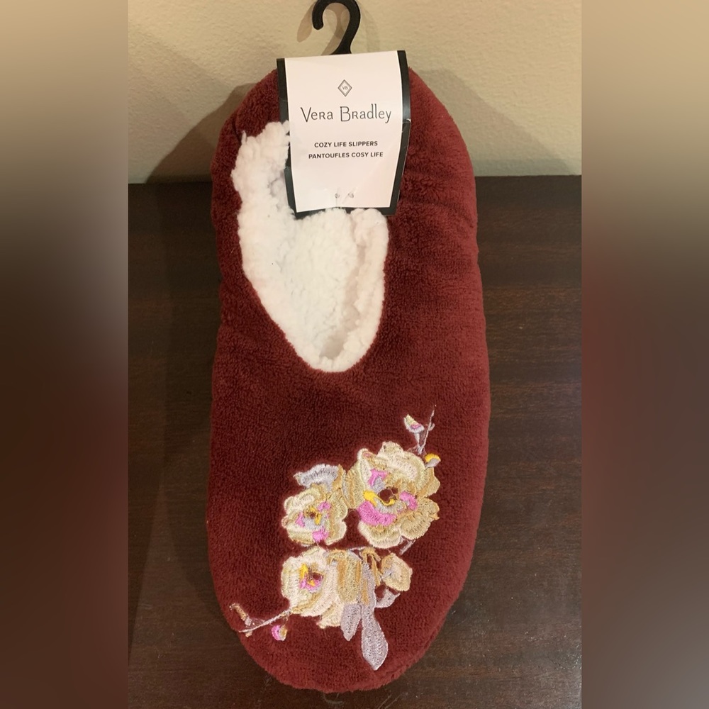 Vera Bradley Cozy Life Slippers Women’s Size Large
